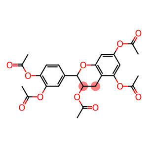 2-[3,4-bis(acetoxy)phenyl]-3,4-dihydro-2H-1-benzopyran-3,5,7-triyl triacetate