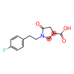 1-[2-(4-氟苯基)乙基]-5-氧代吡咯烷-3-羧酸