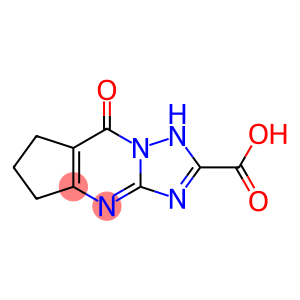 8-OXO-5,6,7,8-TETRAHYDRO-4H-CYCLOPENTA[D][1,2,4]-TRIAZOLO[1,5-A]PYRIMIDINE-2-CARBOXYLIC ACID