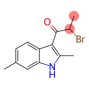 2-溴-1-(2,6-二甲基-1H-吲哚-3-基)丙-1-酮