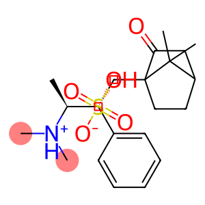 (R-(R*,S*))-(2-Hydroxy-1-methyl-2-phenylethyl)dimethylammonium (1S)-7,7-dimethyl-2-oxobicyclo(2.2.1)heptane-1-methanesulfonic acid