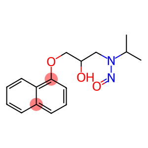 N-(2-羟基-3-(萘-1-氧基)丙基)-N-异丙基亚硝酰胺