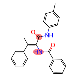 N-[2-phenyl-1-(4-toluidinocarbonyl)-1-propenyl]benzamide