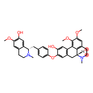 4H-Dibenzo[de,g]quinolin-10-ol, 5,6,6a,7-tetrahydro-1,2-dimethoxy-6-methyl-9-[4-[(1,2,3,4-tetrahydro-7-hydroxy-6-methoxy-2-methyl-1-isoquinolinyl)methyl]phenoxy]-, [R-(R*,S*)]- (9CI)