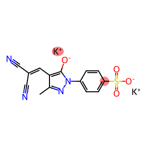 dipotassium p-[4-(2,2-dicyanovinyl)-3-methyl-5-oxido-1H-pyrazol-1-yl]benzenesulphonate