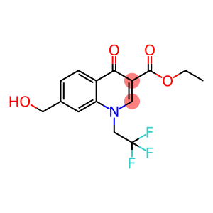 3-Quinolinecarboxylic acid, 1,4-dihydro-7-(hydroxymethyl)-4-oxo-1-(2,2,2-trifluoroethyl)-, ethyl ester