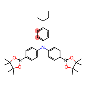 4-(1-Methylpropyl)-N,N-bis[4-(4,4,5,5-tetramethyl-1,3,2-dioxaborolan-2-yl)phenyl]benzenamine