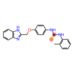 3-[4-(1H-benzoimidazol-2-ylmethoxy)phenyl]-1-(2-methylphenyl)thiourea