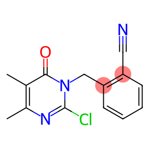 Benzonitrile, 2-[(2-chloro-4,5-dimethyl-6-oxo-1(6H)-pyrimidinyl)methyl]-