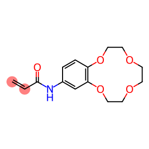 2-Propenamide, N-(2,3,5,6,8,9-hexahydro-1,4,7,10-benzotetraoxacyclododecin-12-yl)-