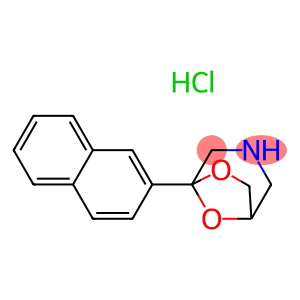 1-naphthalen-2-yl-7,8-dioxa-3-azabicyclo[3.2.1]octane hydrochloride