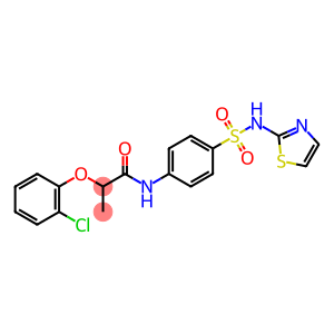 2-(2-chlorophenoxy)-N-{4-[(1,3-thiazol-2-ylamino)sulfonyl]phenyl}propanamide