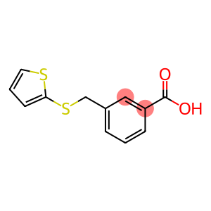 3-[(2-thienylthio)methyl]benzoic acid