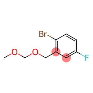 1-Bromo-4-fluoro-2-((methoxymethoxy)methyl)benzene