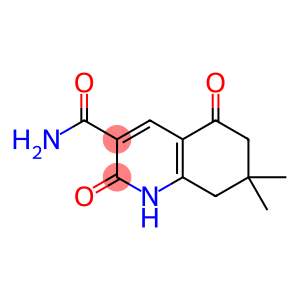 3-Quinolinecarboxamide, 1,2,5,6,7,8-hexahydro-7,7-dimethyl-2,5-dioxo-