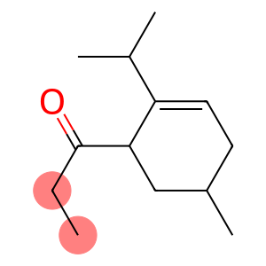 1-[5-methyl-2-(1-methylethyl)-2-cyclohexen-1-yl]propan-1-one