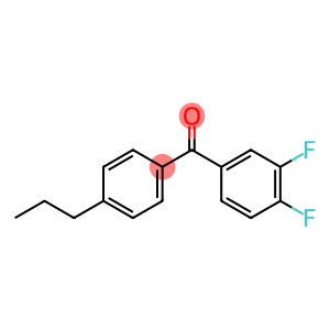 3,4-DIFLUORO-4'-N-PROPYLBENZOPHENONE