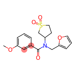 Benzamide, N-(2-furanylmethyl)-3-methoxy-N-(tetrahydro-1,1-dioxido-3-thienyl)-