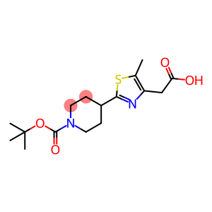 {2-[1-(叔丁氧羰酰)哌啶-4-基]-5-甲基-1,3-噻唑-4-YL}乙酸