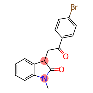 3-[2-(4-bromophenyl)-2-oxoethyl]-1-methyl-1,3-dihydro-2H-indol-2-one