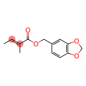 1,3-benzodioxol-5-ylmethyl 2-methylcrotonate