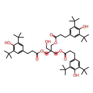 Benzenepropanoic acid, 3,5-bis(1,1-dimethylethyl)-4-hydroxy-, 2-3-3,5-bis(1,1-dimethylethyl)-4-hydroxyphenyl-1-oxopropoxymethyl-