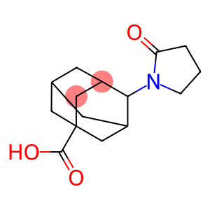 Tricyclo[3.3.1.13,7]decane-1-carboxylic acid, 4-(2-oxo-1-pyrrolidinyl)-