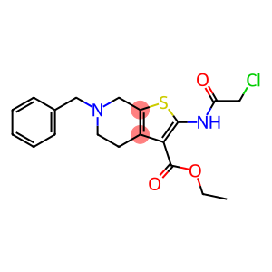 6-(苄基)-2-[(2-氯乙酰基)氨基]-5,7-二氢-4H-噻吩并[5,4-C]吡啶-3-羧酸乙酯