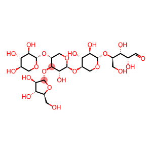 O-alpha-L-Arabinofuranosyl-(1-3)-O-[beta-D-xylopyranosyl-(1-4)]-O-beta-D-xylopyranosyl-(1-4)-O-beta-D-xylopyranosyl-(1-4)-D-xylose