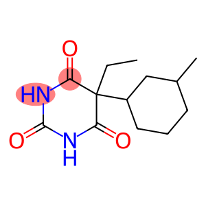 2,4,6(1H,3H,5H)-Pyrimidinetrione, 5-ethyl-5-(3-methylcyclohexyl)-