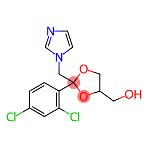 2-(2,4-DICHLOROPHENYL)-2-(1H-IMIDAZOL-1-YL METHYL)-1,3-DIOXOLANE-4-METHANOL