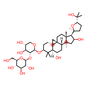 β-D-Xylopyranoside,(3β,6α,16β,20R,24S)-20,24-epoxy-6,16,25-trihydroxy-9,19-cyclolanostan-3-yl2-O-β-D-glucopyranosyl-