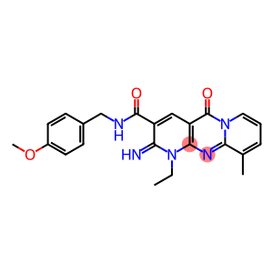 1-ethyl-2-imino-n-(4-methoxybenzyl)-10-methyl-5-oxo-1,5-dihydro-2h-dipyrido[1,2-a:2,3-d]pyrimidine-3-carboxamide