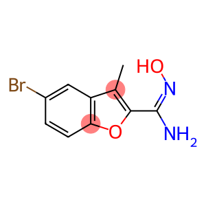 2-Benzofurancarboximidamide, 5-bromo-N-hydroxy-3-methyl-