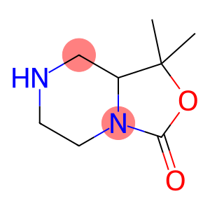 1,1-DIMETHYLHEXAHYDRO[1,3]OXAZOLO[3,4-A]PYRAZIN-3-ONE