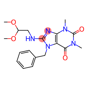 7-BENZYL-8-[(2,2-DIMETHOXYETHYL)AMINO]-1,3-DIMETHYL-3,7-DIHYDRO-1H-PURINE-2,6-DIONE