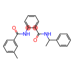 2-[(3-methylbenzoyl)amino]-N-(1-phenylethyl)benzamide