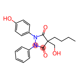 4-butyl-4-(hydroxymethyl)-1-(4-hydroxyphenyl)-2-phenylpyrazolidine-3,5-dione
