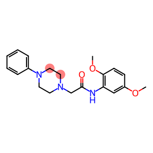 N-(2,5-DIMETHOXYPHENYL)-2-(4-PHENYLPIPERAZINO)ACETAMIDE