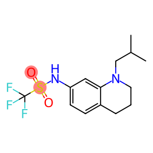 1,1,1-三氟-N-[1,2,3,4-四氢-1-(2-甲基丙基)-7-喹啉基]甲磺酰胺