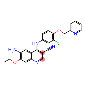 6-氨基-4-(3-氯-4-(吡啶-2-取代甲氧基)苯胺)-7-乙氧基喹啉-3-甲腈