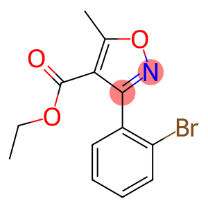 4-Isoxazolecarboxylicacid,3-(2-bromophenyl)-5-methyl-,ethylester(9CI)