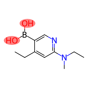 4-ethyl-6-(ethyl(Methyl)aMino)pyridin-3-ylboronic acid