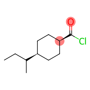 Cyclohexanecarbonyl chloride, 4-(1-methylpropyl)-, cis- (9CI)