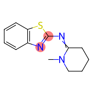 2-Benzothiazolamine, N-(1-methyl-2-piperidinylidene)-