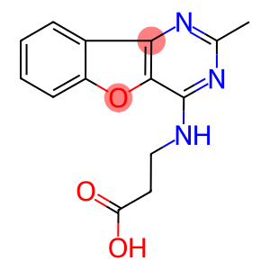 3-(2-Methyl-benzo[4,5]furo[3,2-d]pyrimidin-4-ylamino)-propionic acid