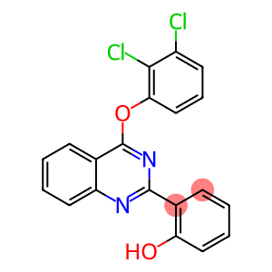 Phenol, 2-[4-(2,3-dichlorophenoxy)-2-quinazolinyl]-