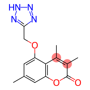 3,4,7-trimethyl-5-(1H-tetrazol-5-ylmethoxy)-2H-chromen-2-one