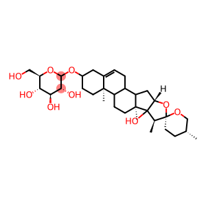 Glucopyranoside,(3beta,25R)-17-hydroxyspirost-5-en-3-yl