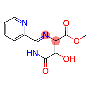 5,6-DIHYDROXY-2-PYRIDIN-2-YL-PYRIMIDINE-4-CARBOXYLIC ACID METHYL ESTER